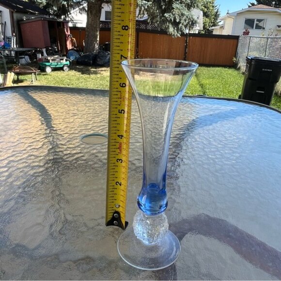 Bombay 6 Multicolored Champagne Flutes With Icy Ball Bubble Bead Stems Glasses - Picture 11 of 15